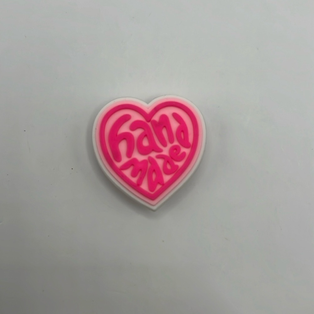 5/$30 Sale 🎃 Heart “Handmade” Crafter Crocs Shoe Charm